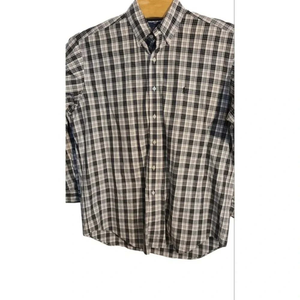 Ralph Lauren Golf Button up Shirt,‎ Long Sleeves Blake Style Size Large